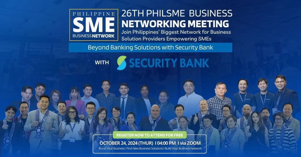 26th PHILSME Networking Meeting FB Event Cover